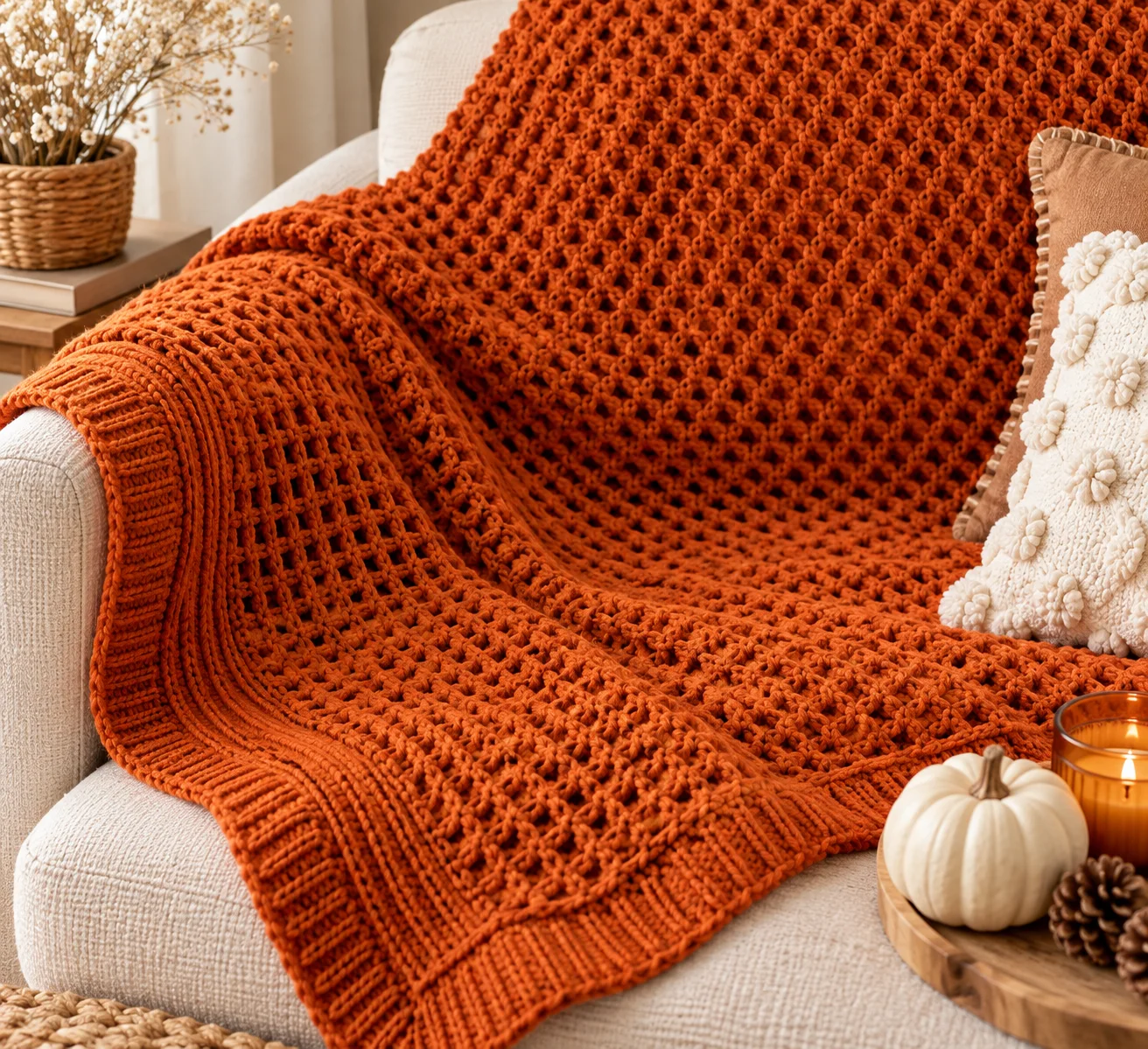 Best Fall Crochet Blanket