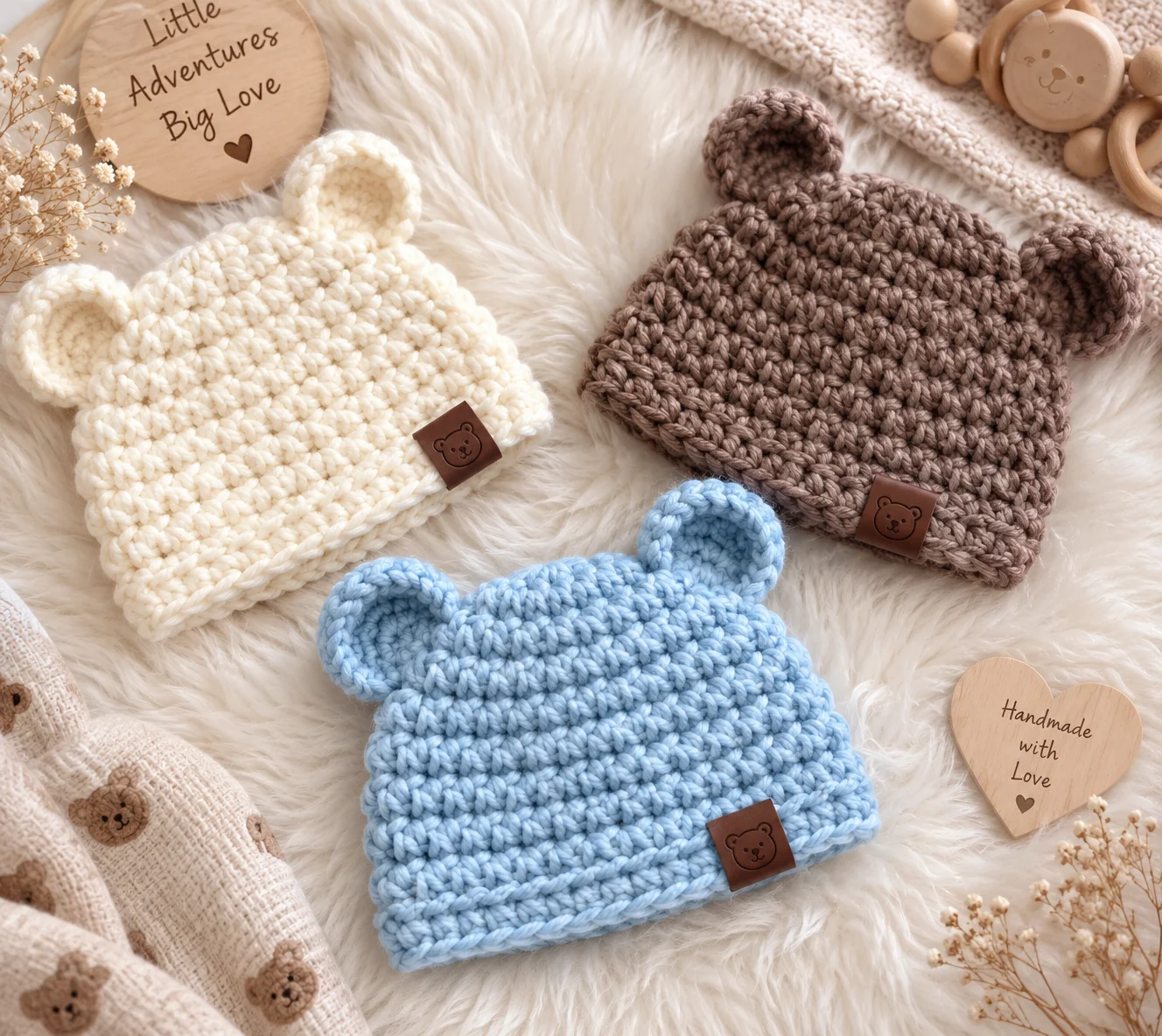 Crochet Bbay Hat in 30 Minutes