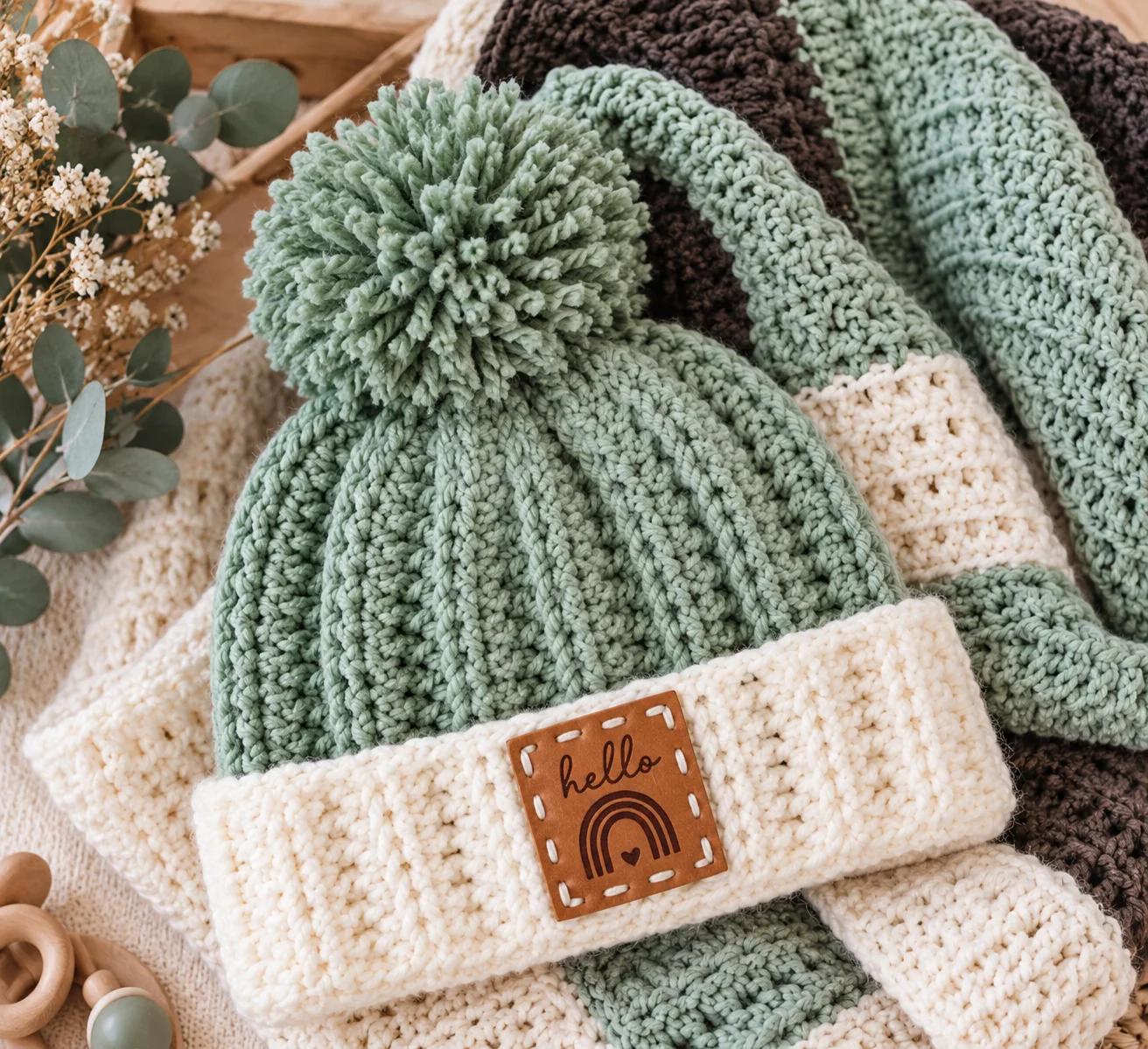 Easy Breezy Ribbed Beanie Crochet Pattern