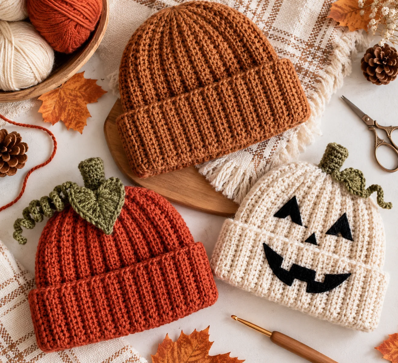 Easy Crochet Pumpkin Hat Patterns for Fall – All Ages