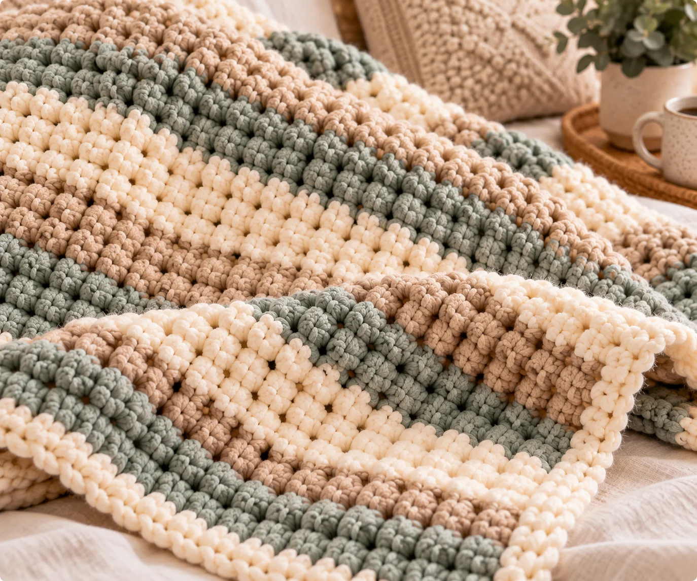 Chunky Crochet Blanket
