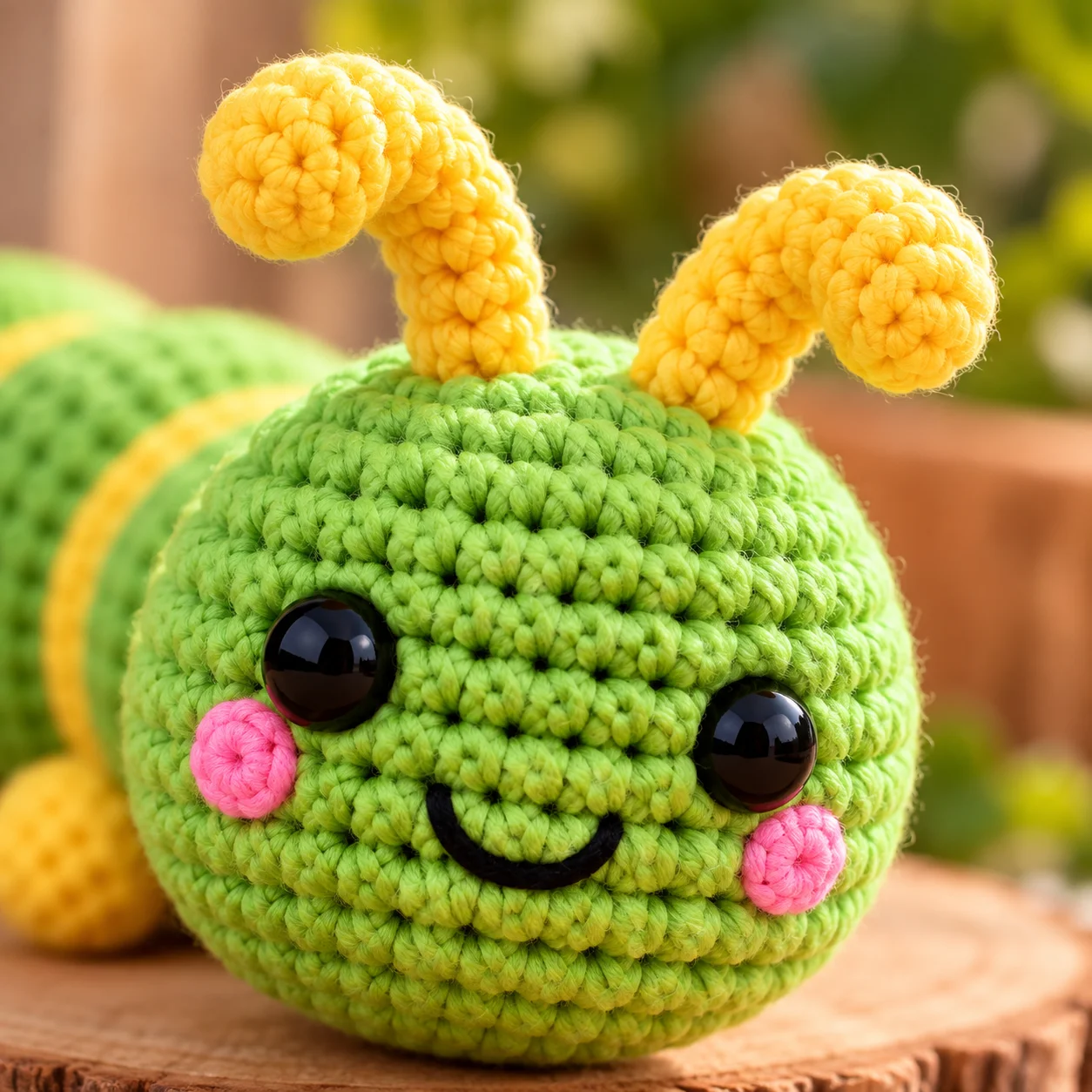 Low Sew Caterpillar Crochet Amigurumi Free Pattern