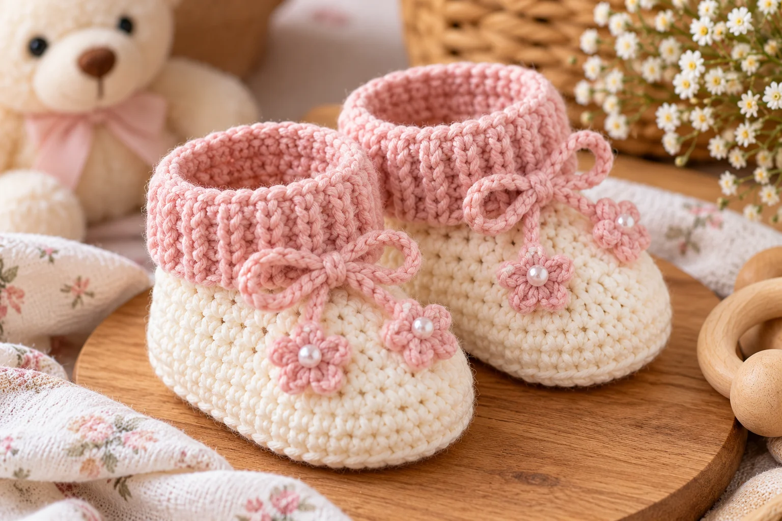 Crochet Baby Booties