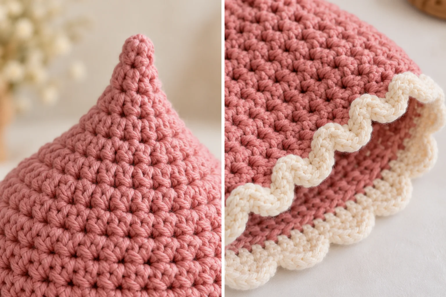 Crochet Pixie Hat Free Pattern for Babies and Toddlers