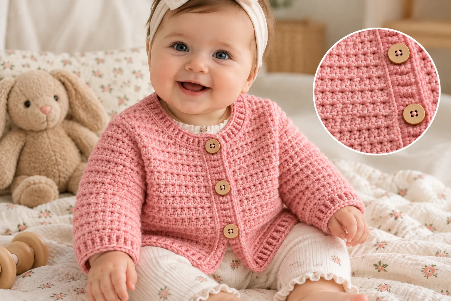 Super Easy Baby Cardigan