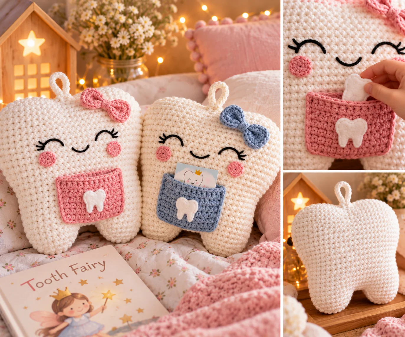 Crochet Tooth Fairy Pillow Pattern