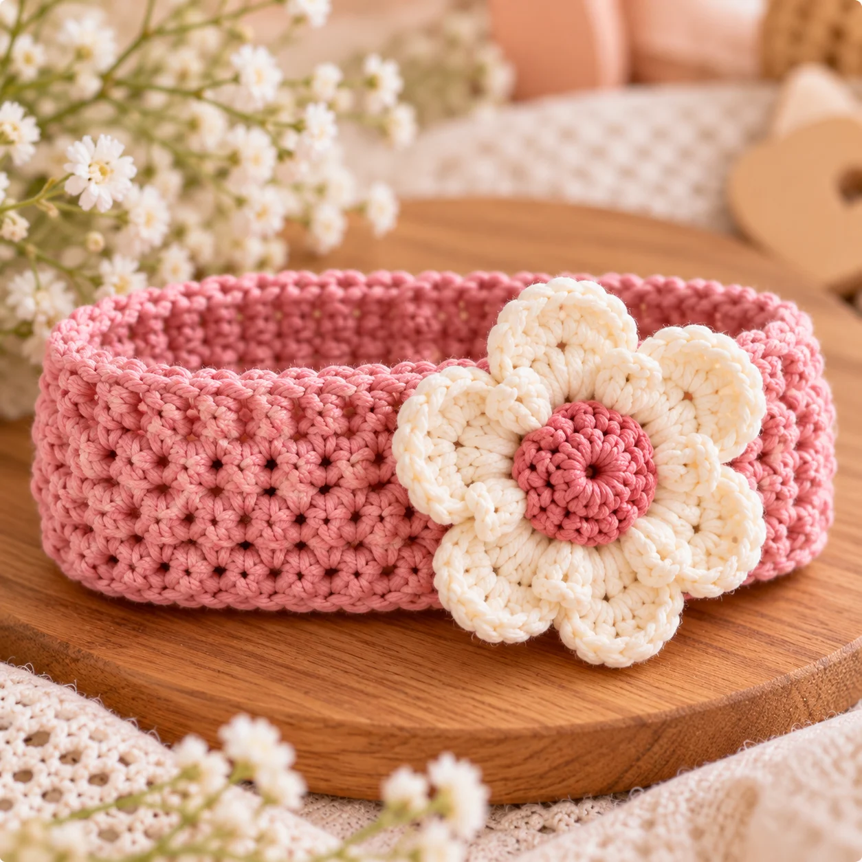 Crochet Baby Headband Free Pattern