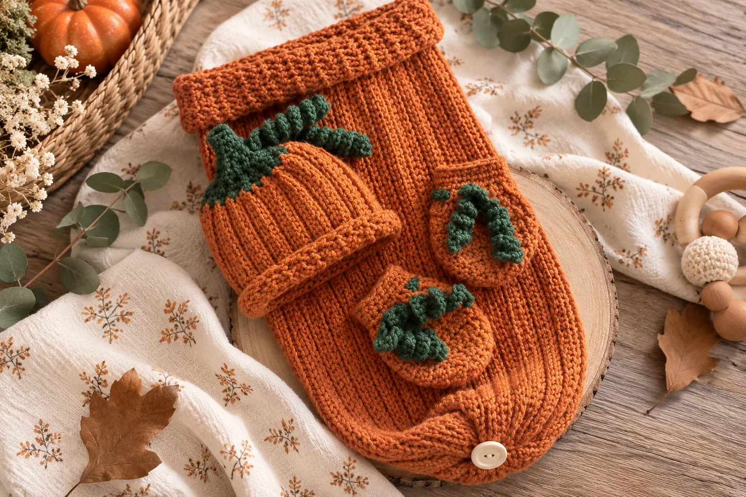 Pumpkin Newborn Set