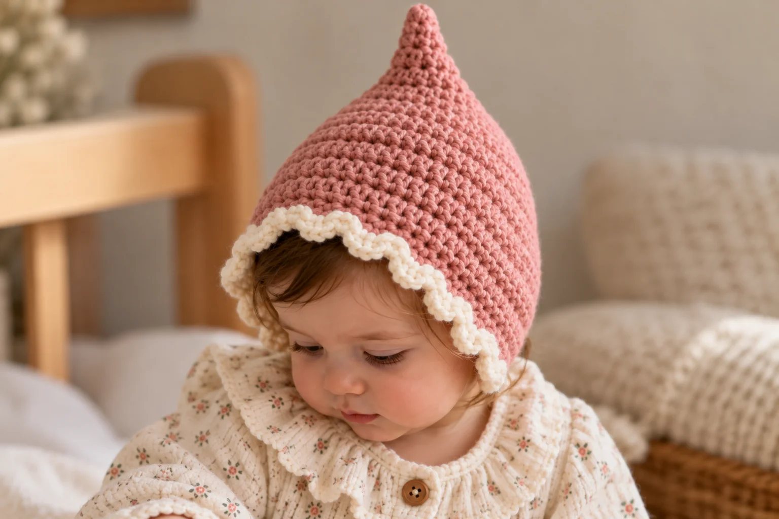 Crochet Pixie Hat Free Pattern for Babies and Toddlers