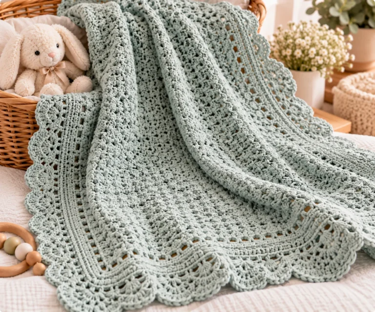 Lux Bamboo Baby Blanket Free Crochet Pattern