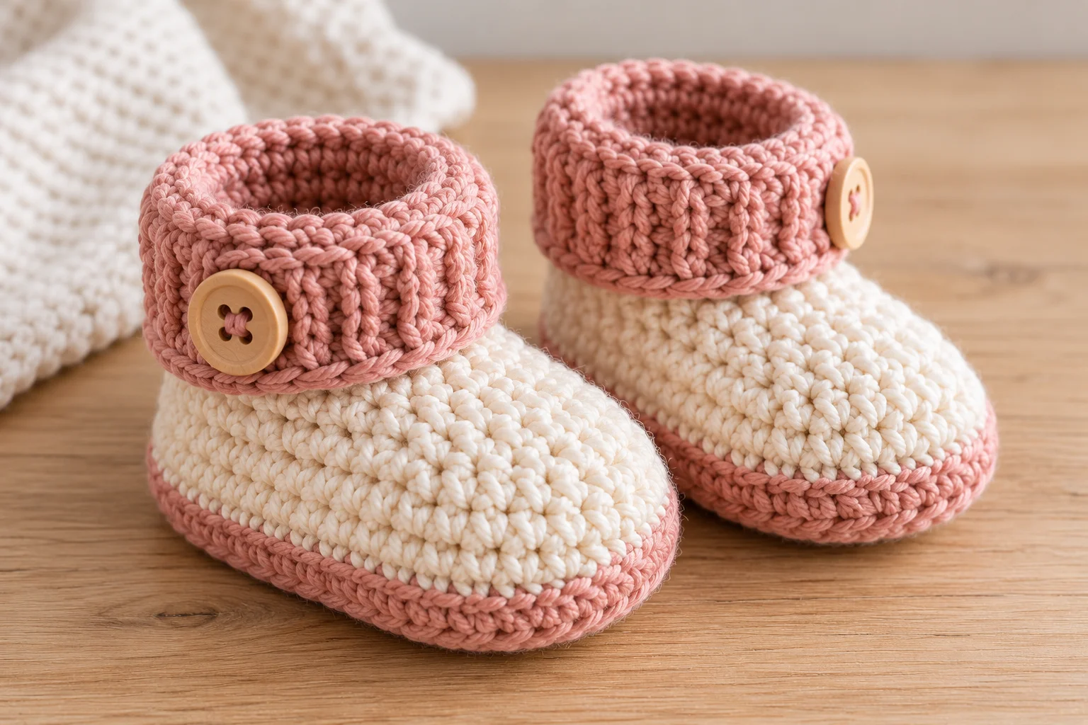 Sweet Steps First Baby Booties